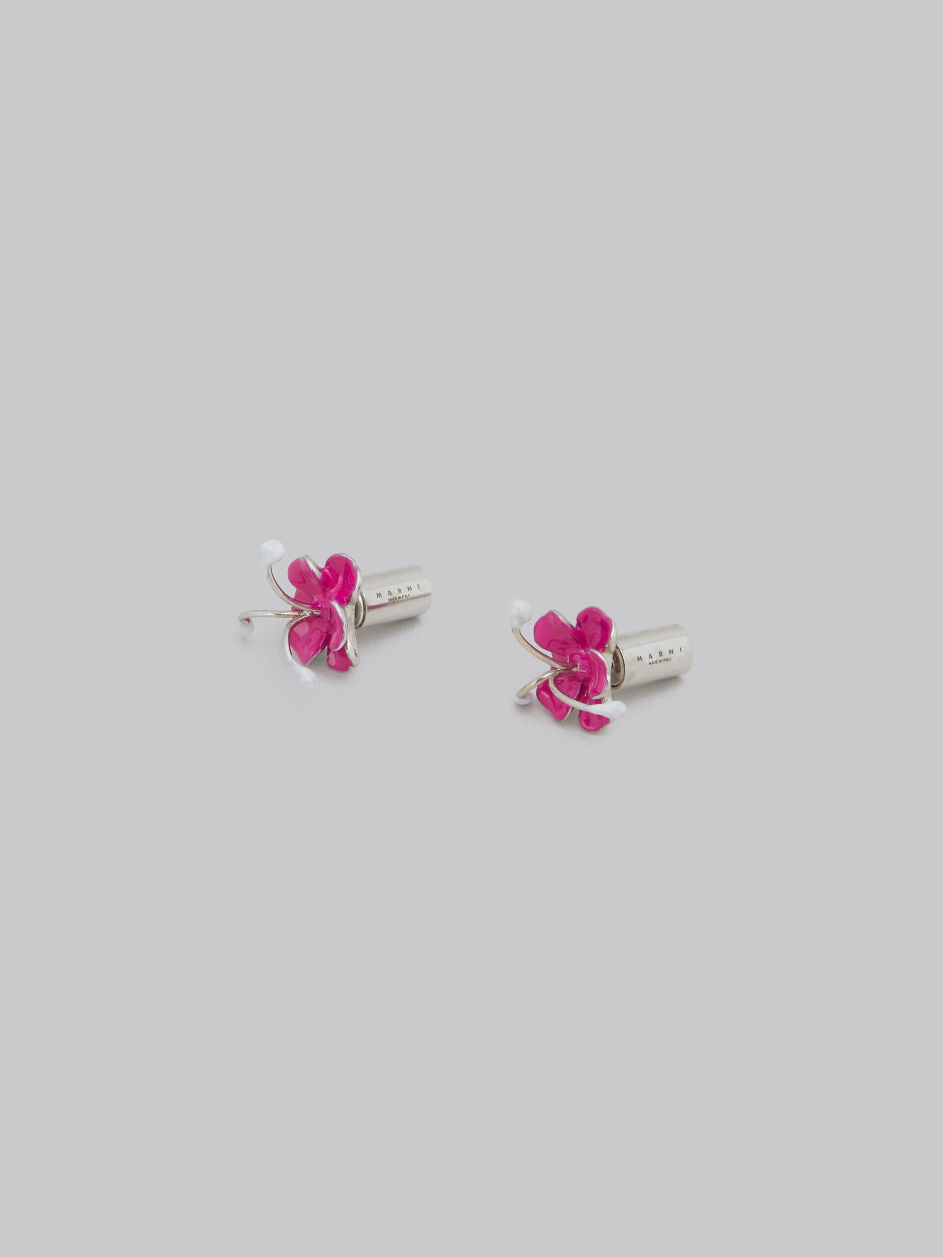 Marni Fuchsia Fibres Earrings