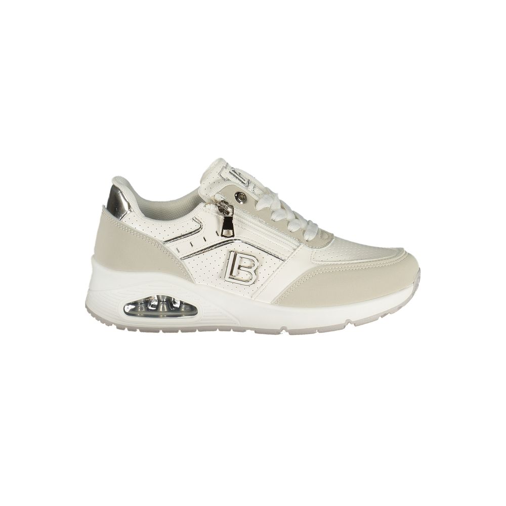 Laura Biagiotti White Polyurethane Women Sneaker