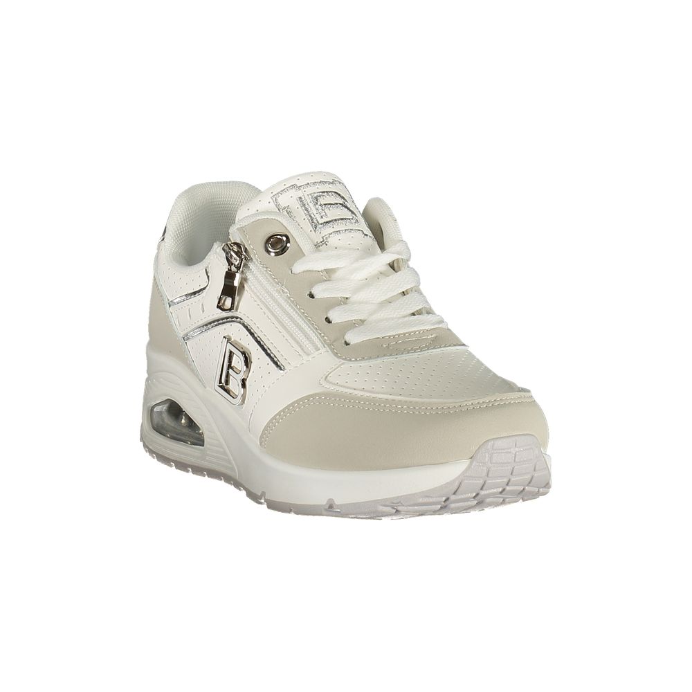 Laura Biagiotti White Polyurethane Women Sneaker