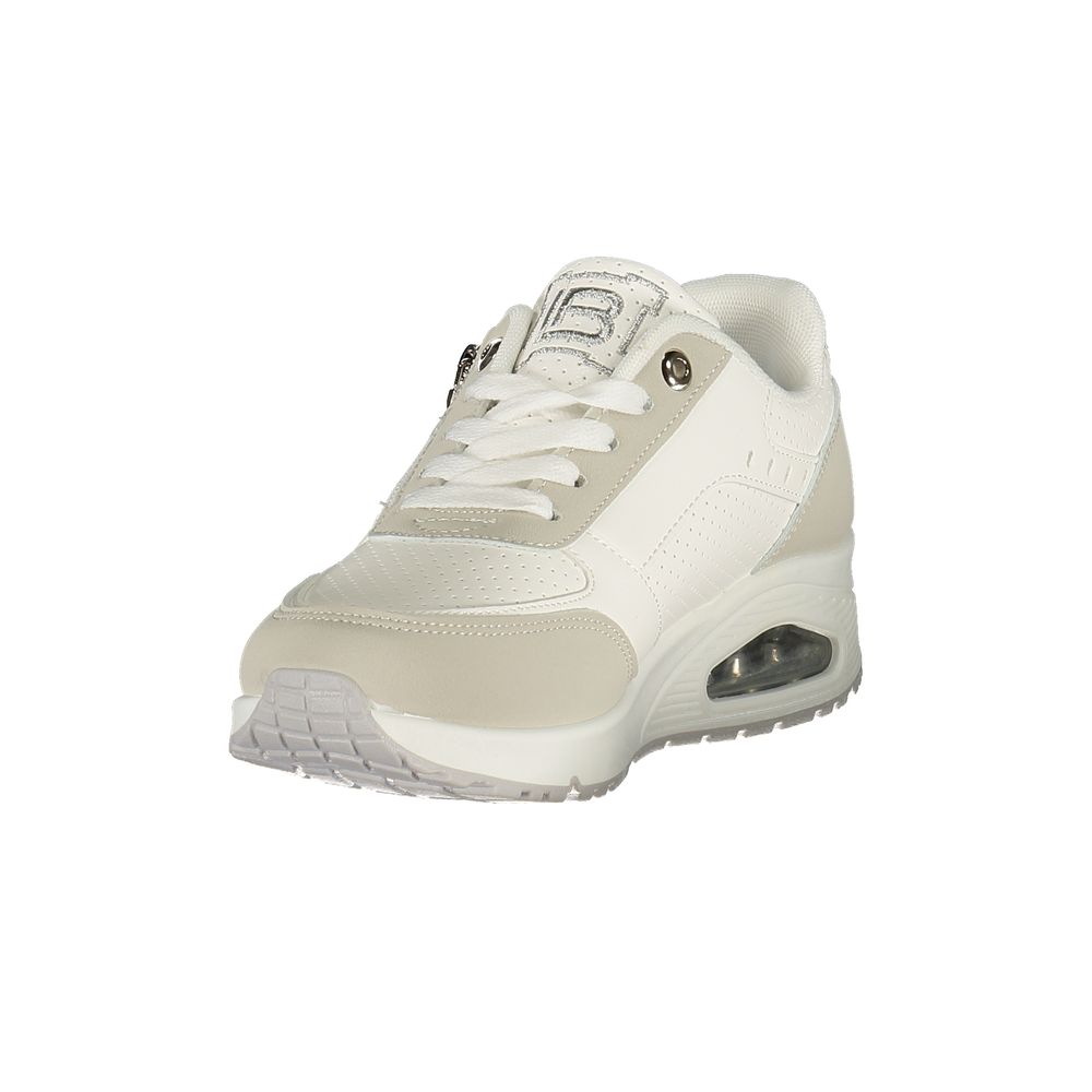 Laura Biagiotti White Polyurethane Women Sneaker