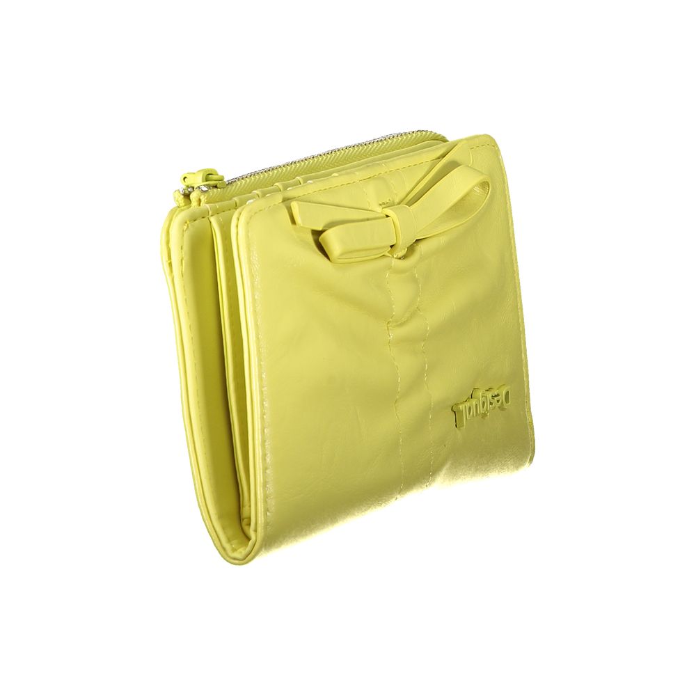 Desigual Giallo Poliuretano Women Wallet