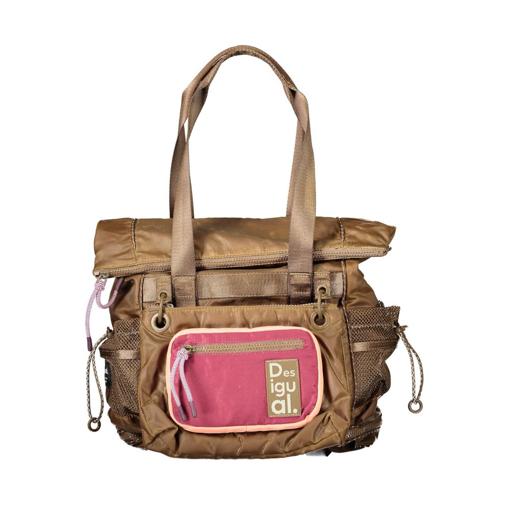 Desigual Marrone Poliestere Women Handbag