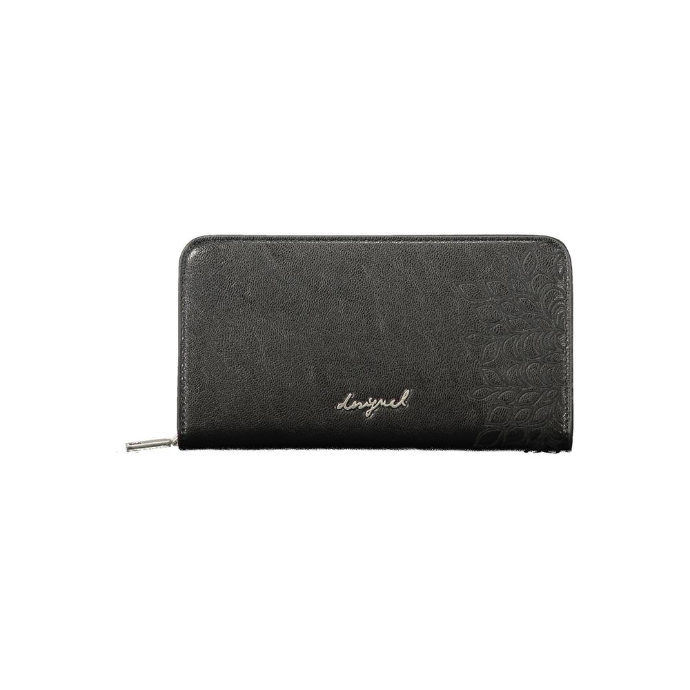 Desigual Black Polyethylene Wallet
