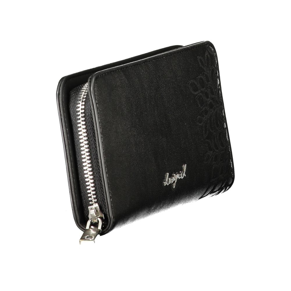 Desigual Black Polyethylene Wallet