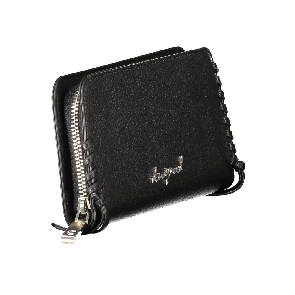 Desigual Black Polyethylene Wallet