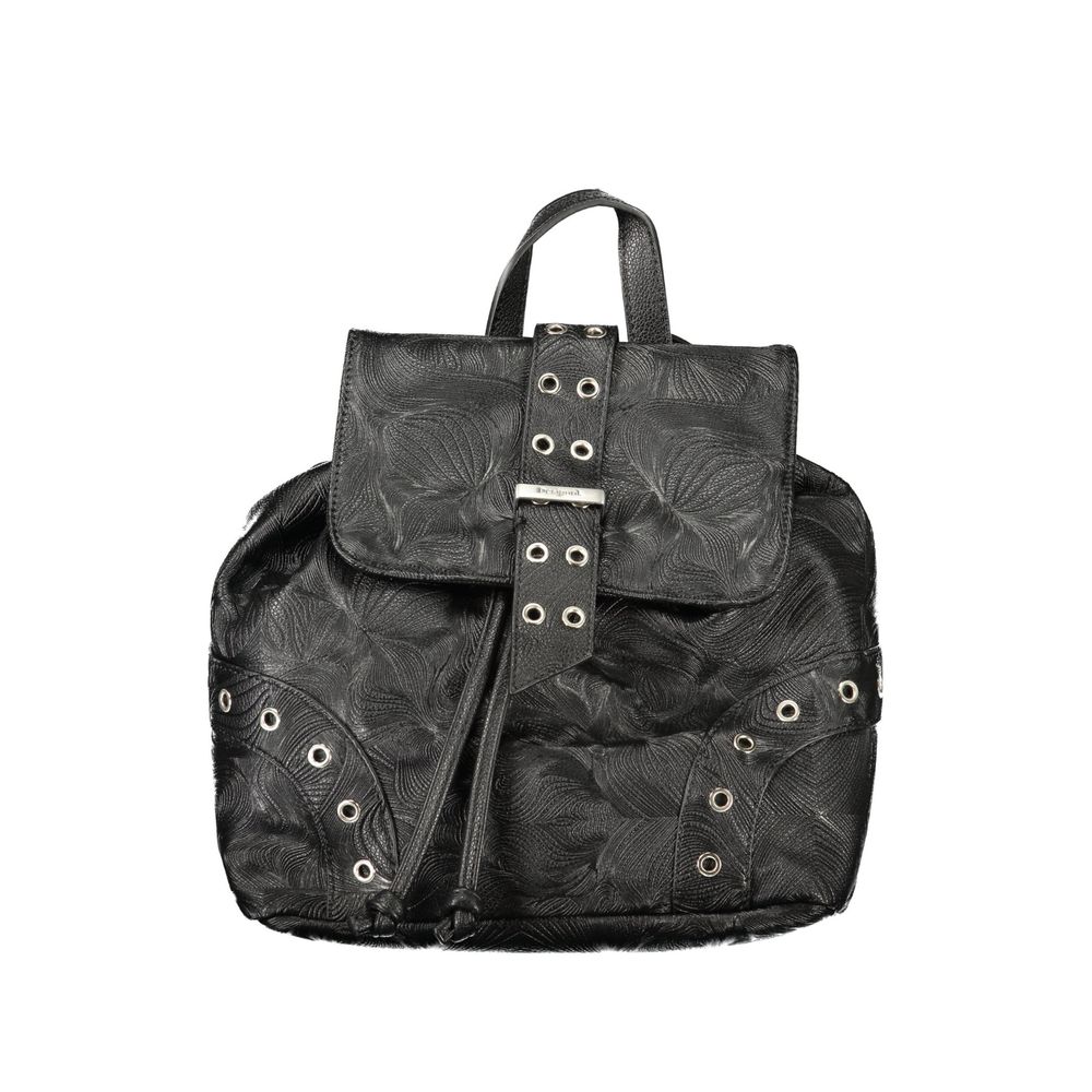 Desigual Black Polyethylene Backpack