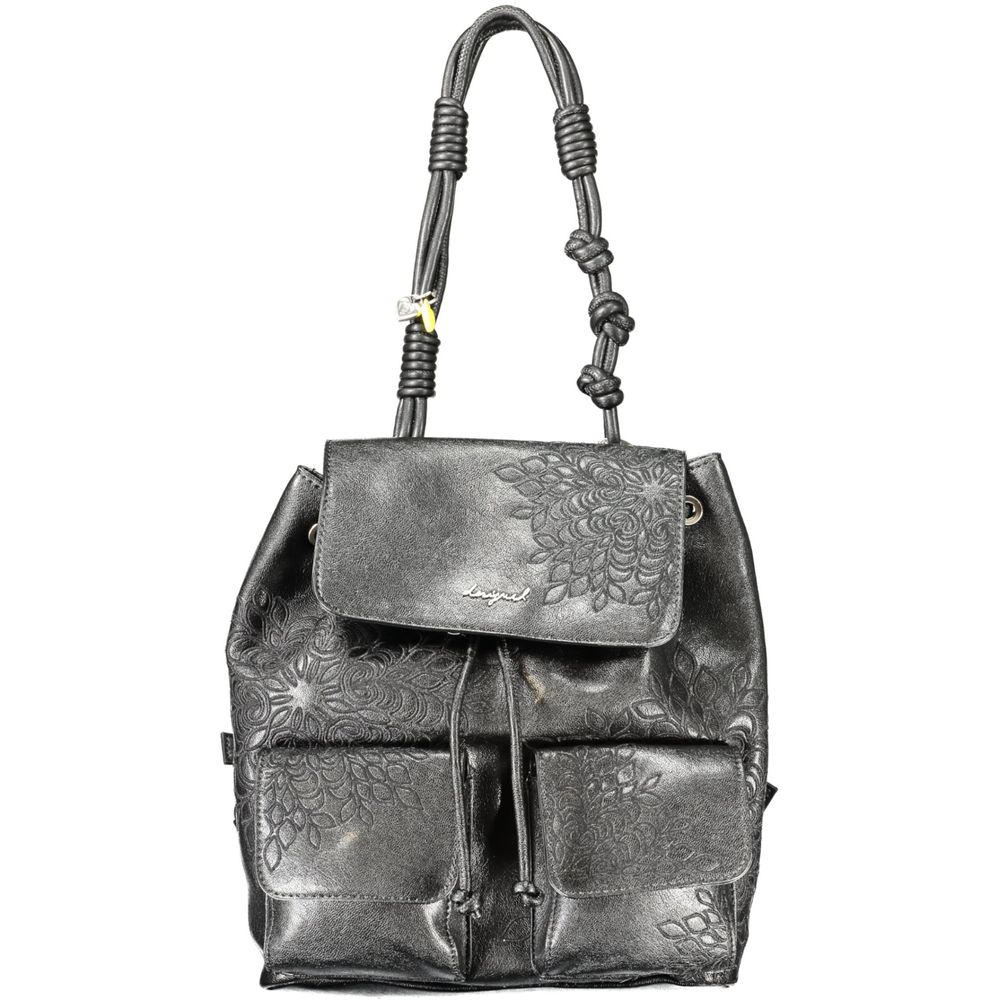 Desigual Black Polyethylene Backpack
