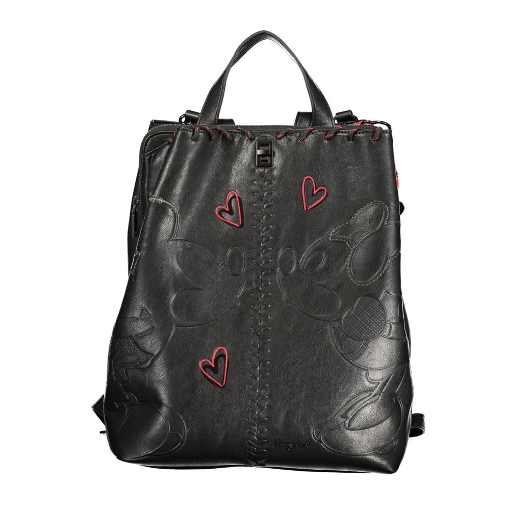 Desigual Black Polyethylene Backpack