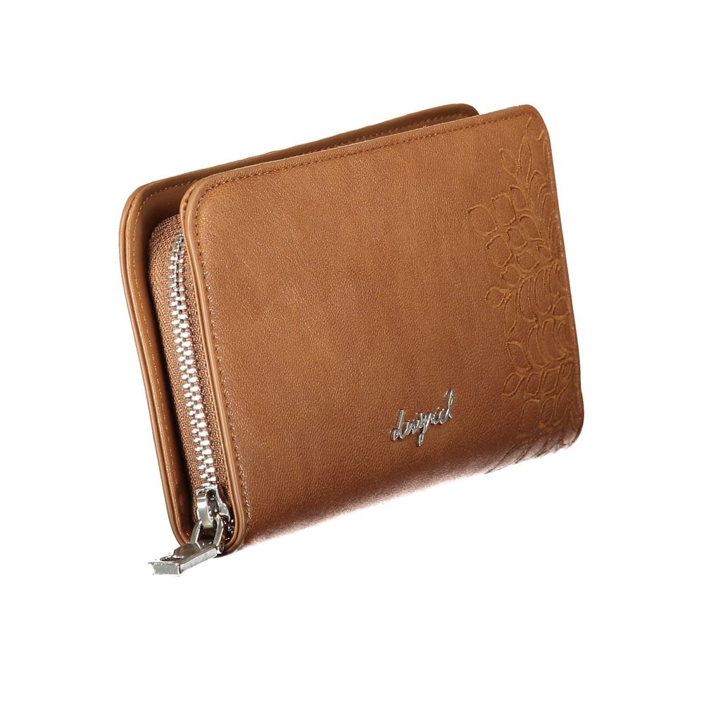 Desigual Brown Polyethylene Wallet