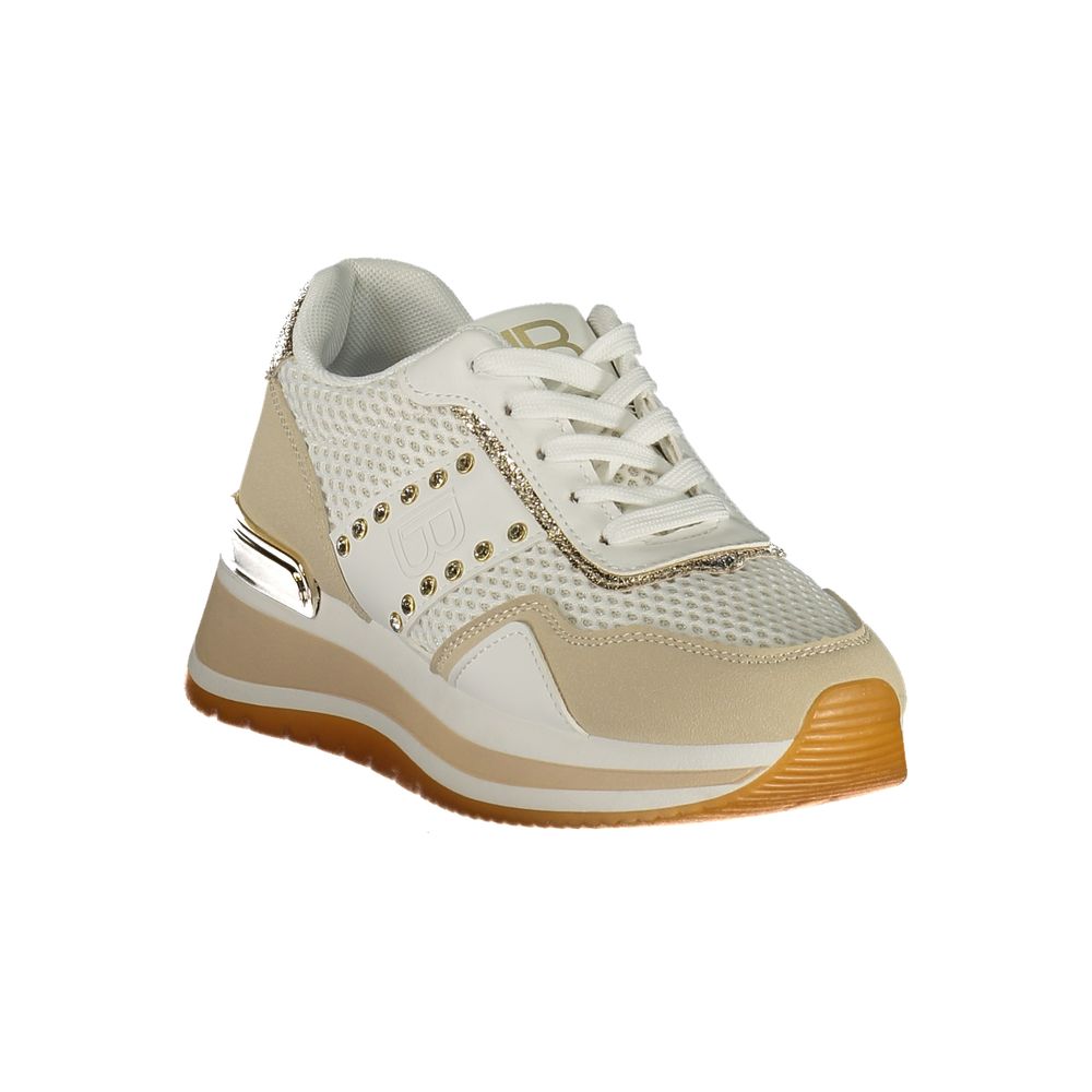 Laura Biagiotti White Polyester Athletic Sneakers