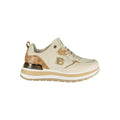 Laura Biagiotti Beige Polyester Athletic Sneakers