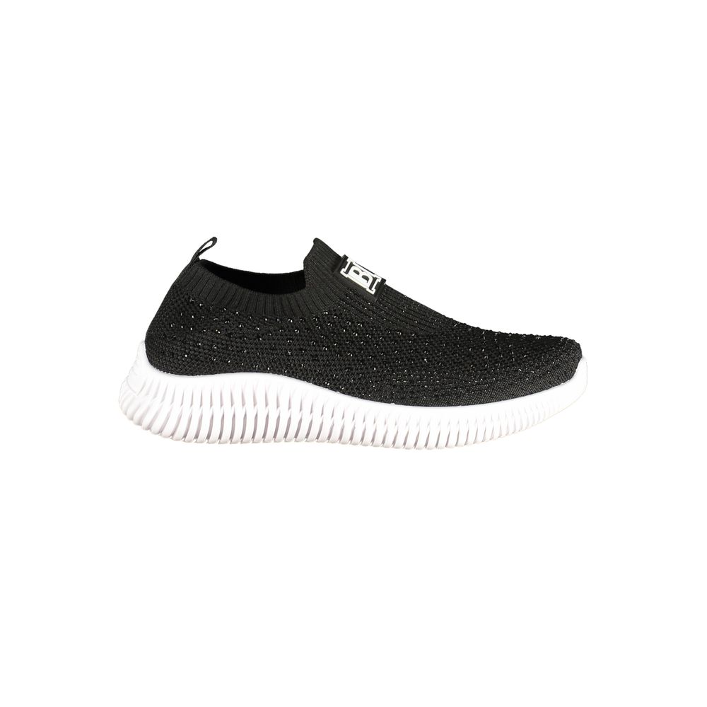 Laura Biagiotti Black Polyester Athletic Sneakers