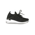 Laura Biagiotti Black Polyester Athletic Sneakers