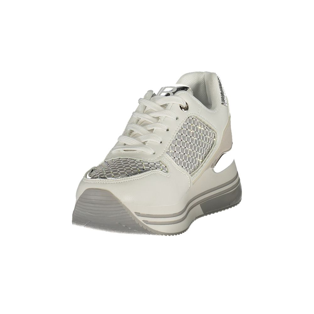 Laura Biagiotti White Polyester Athletic Sneakers