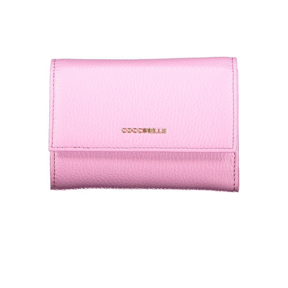 Coccinelle Purple Leather Wallet