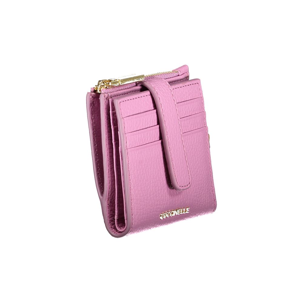 Coccinelle Purple Leather Wallet
