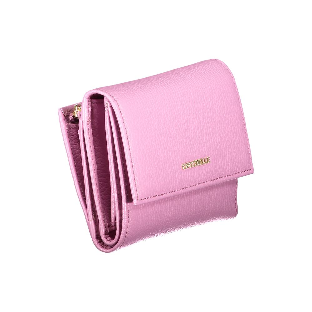 Coccinelle Purple Leather Wallet