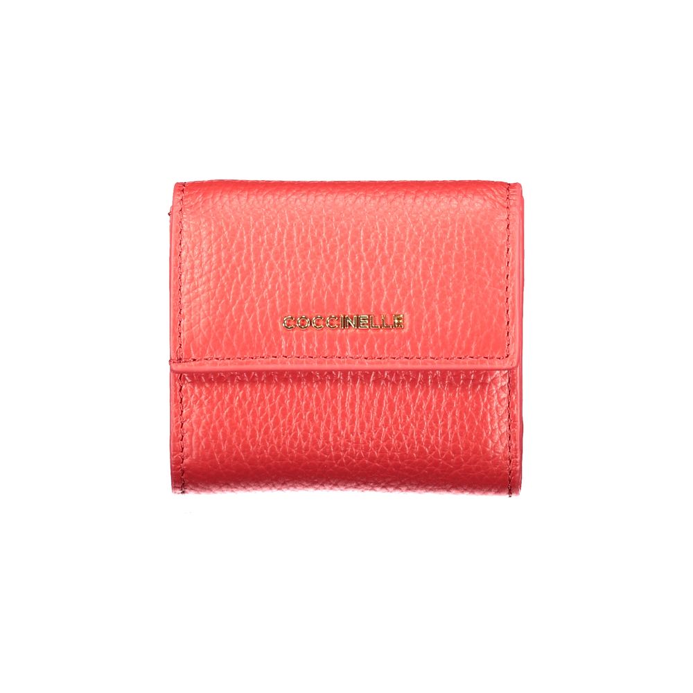 Coccinelle Red Leather Wallet