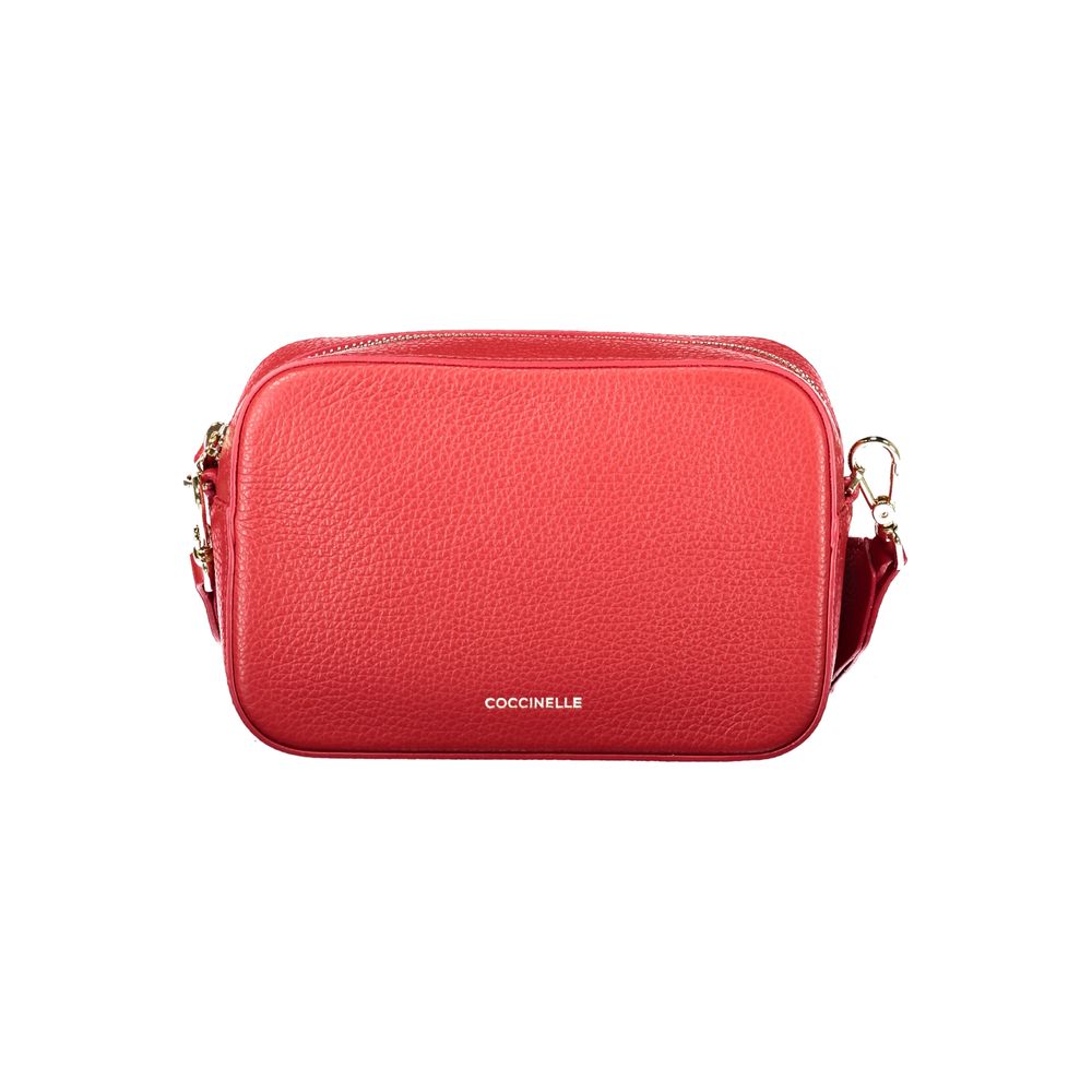 Coccinelle Red Leather Handbag