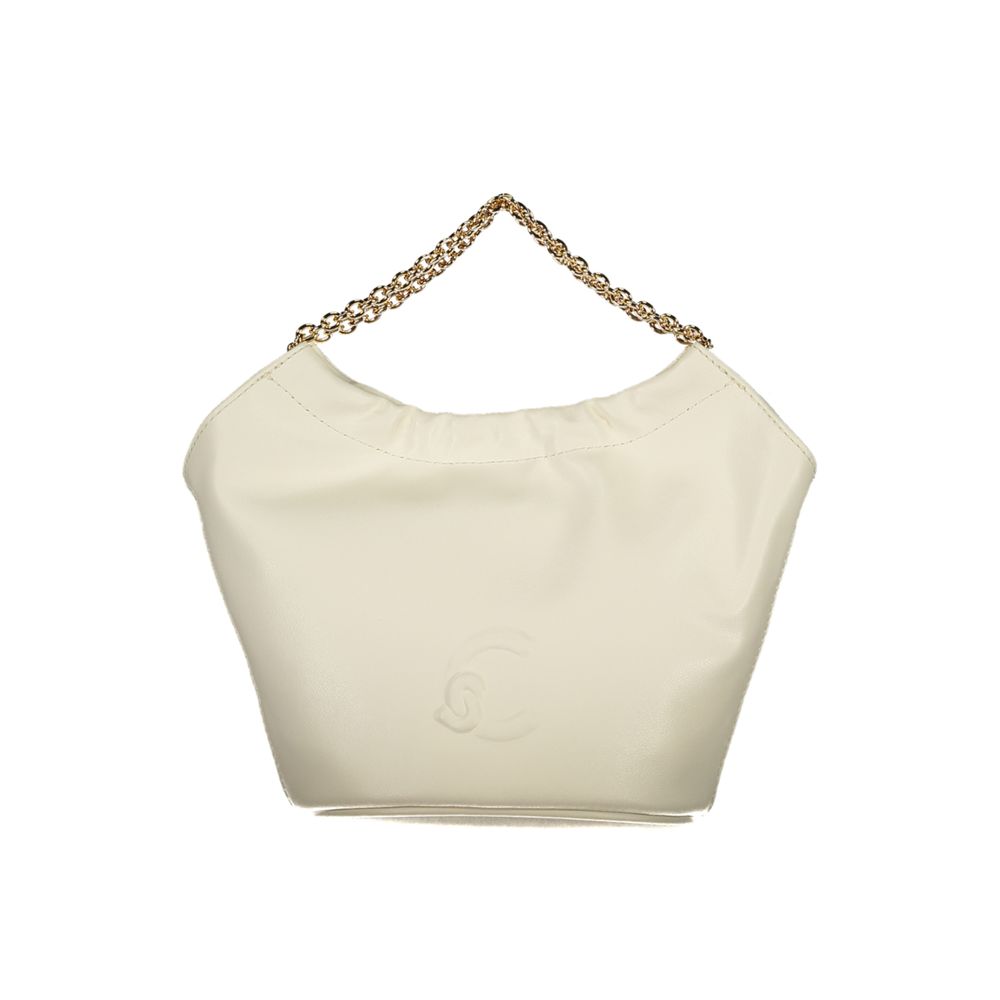 Coccinelle White Leather Handbag
