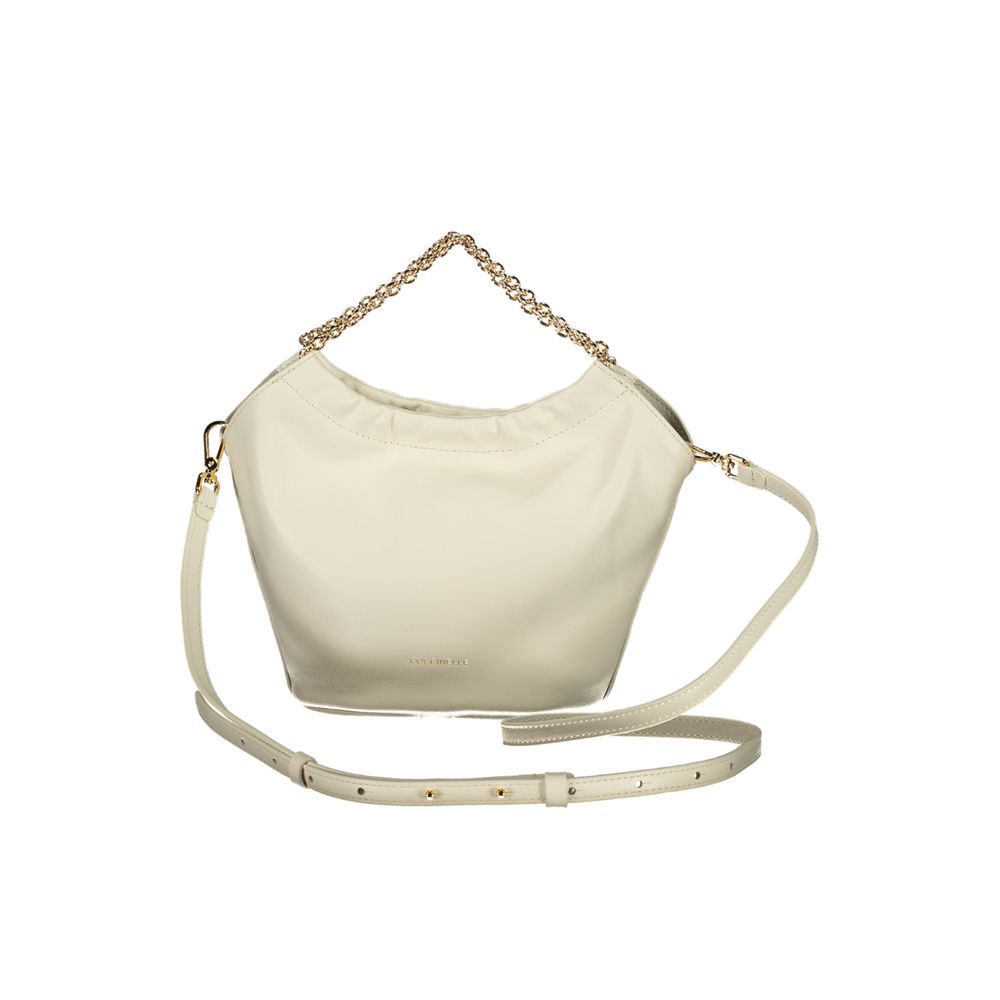 Coccinelle White Leather Handbag