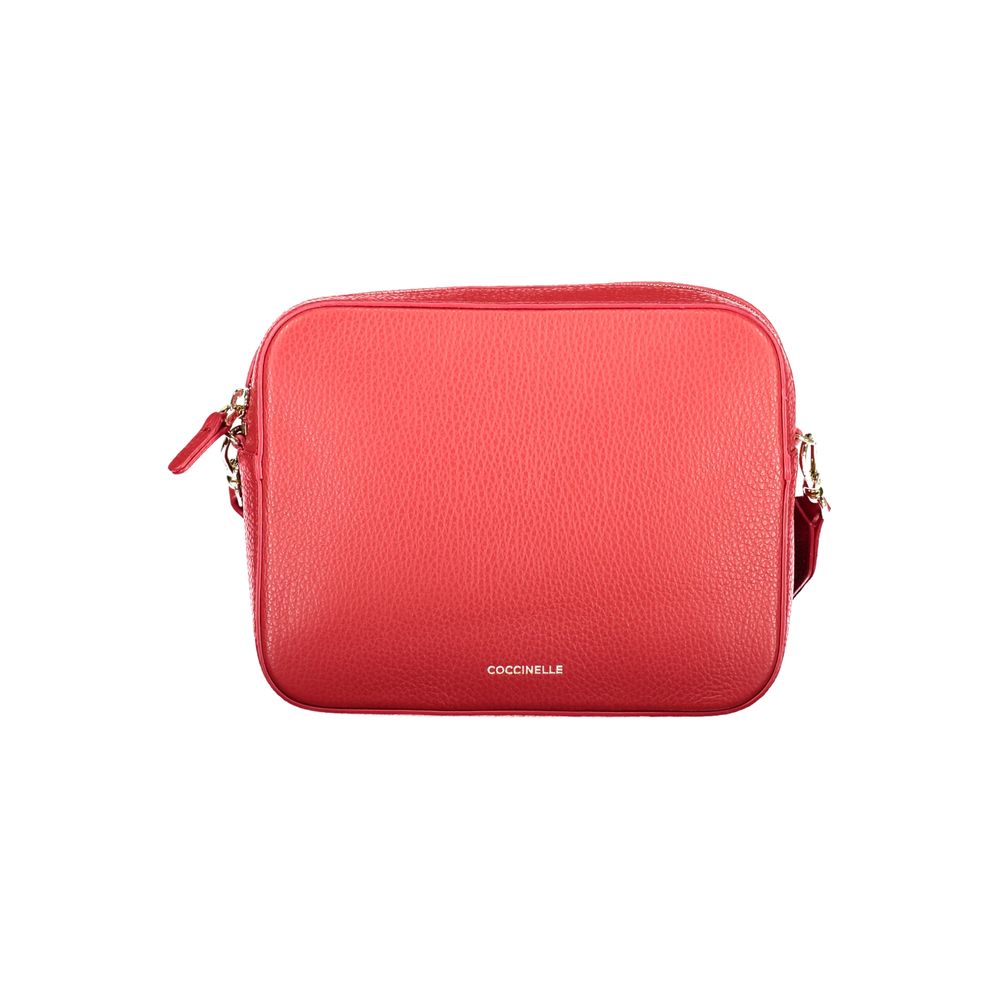 Coccinelle Red Leather Handbag