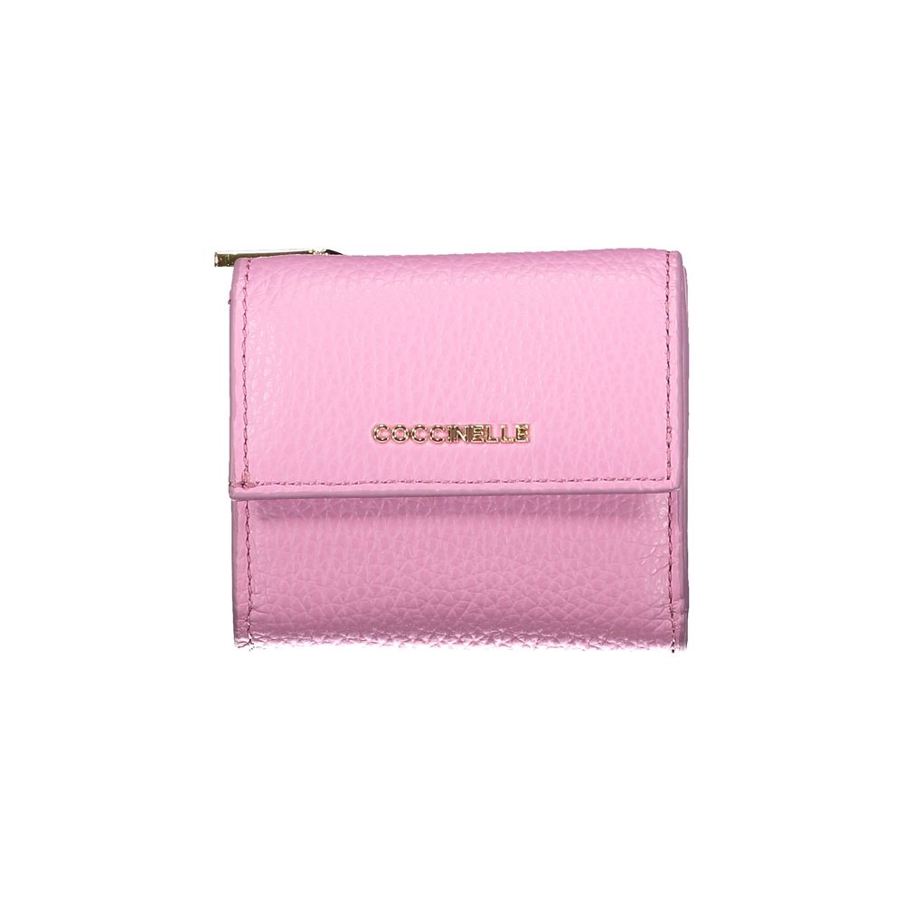 Coccinelle Purple Leather Wallet