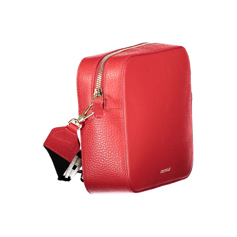 Coccinelle Red Leather Handbag