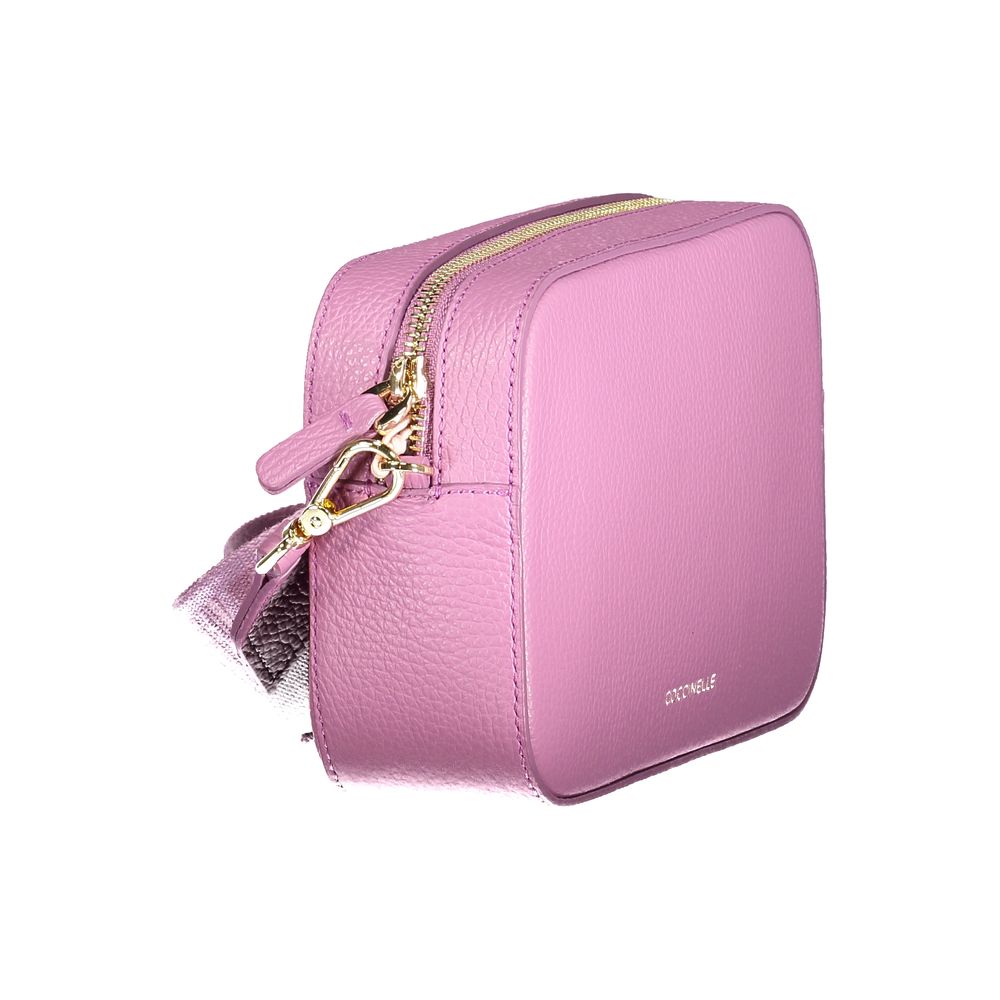 Coccinelle Purple Leather Handbag