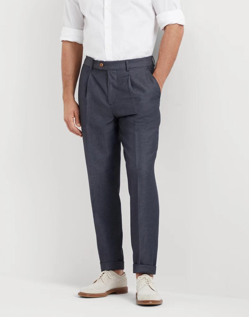 Brunello Cucinelli Gray Wool Clothing