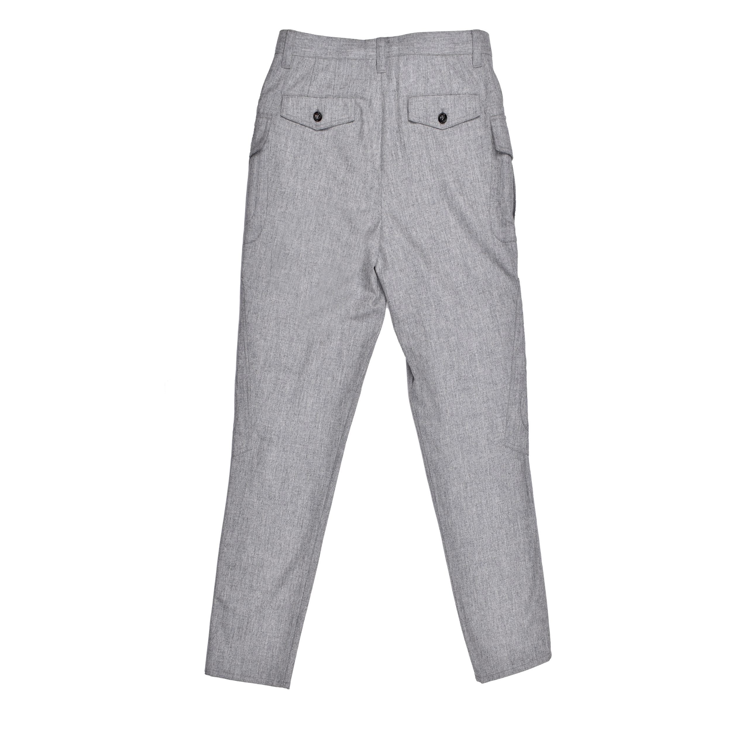 Brunello Cucinelli Pearl Wool Cargo Pants