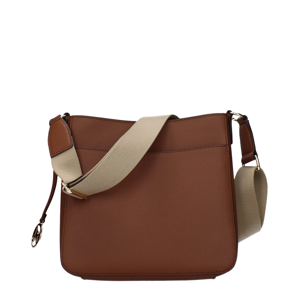 Michael Kors Brown Leather Shoulder Bag