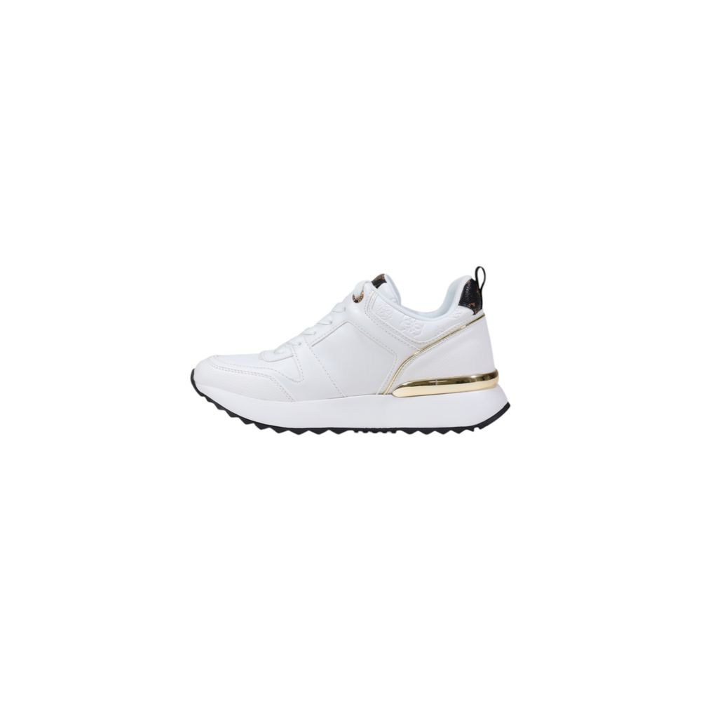 Guess White Polyethylene Low Top Sneakers