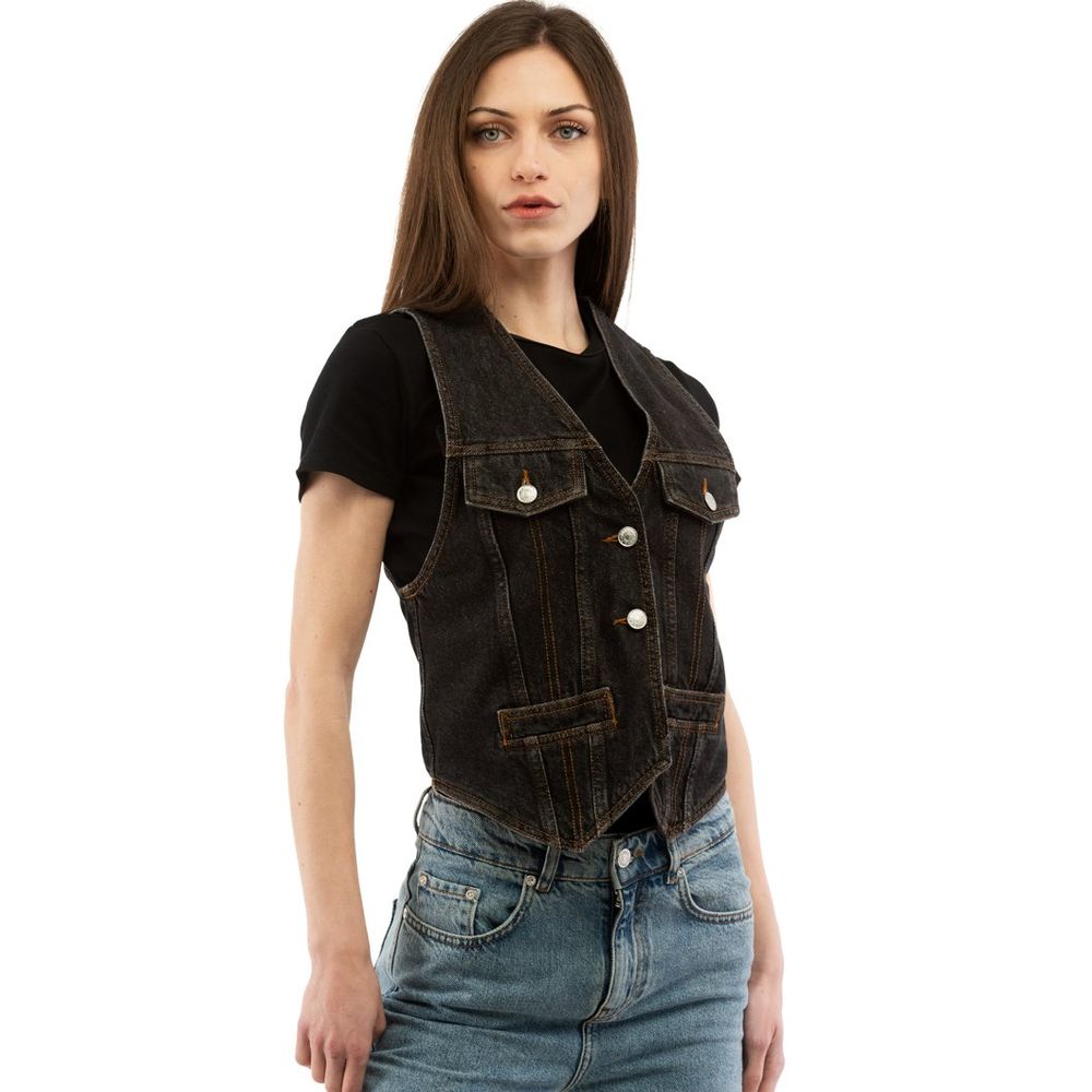 Moschino Multicolor Cotton Waistcoat