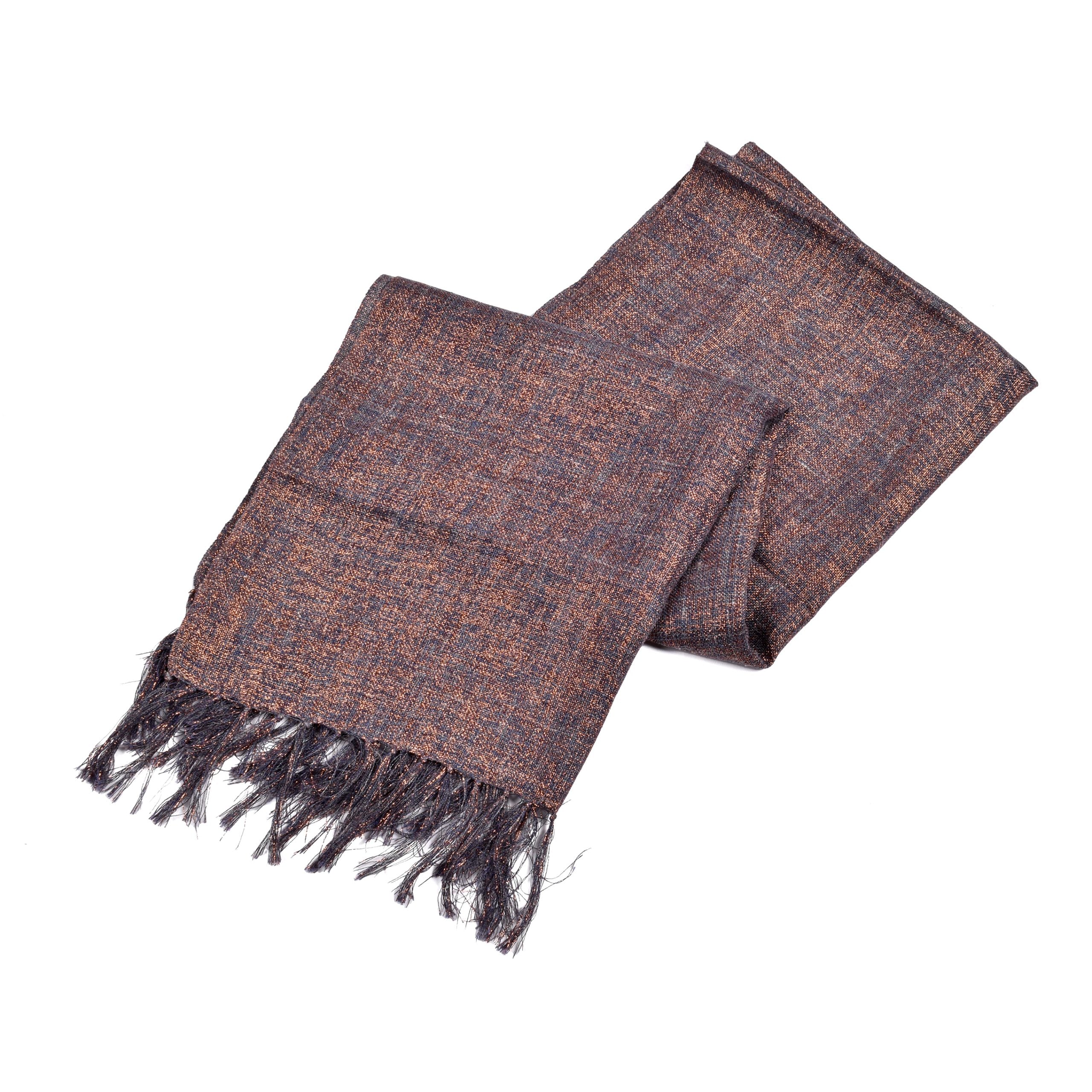 Brunello Cucinelli Silver Linen Scarf