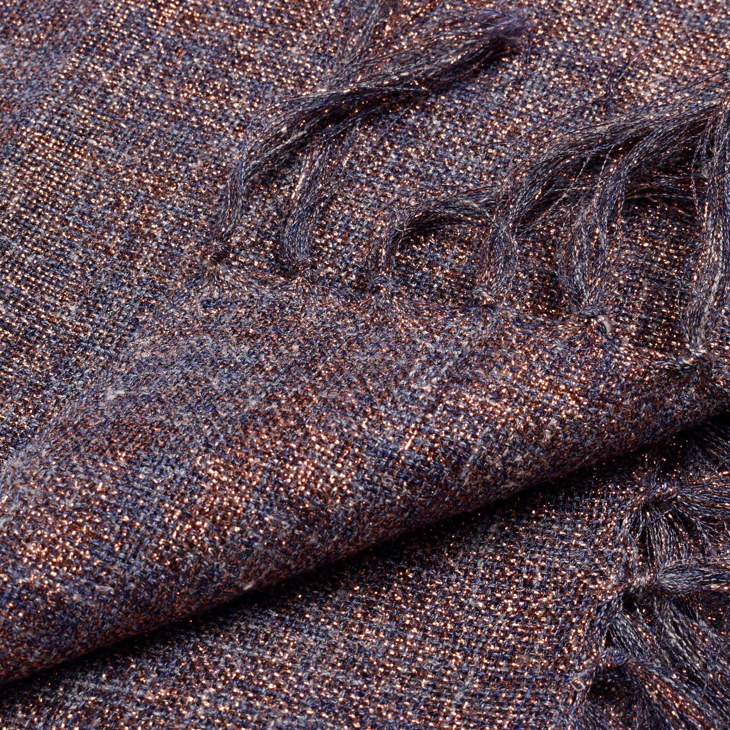 Brunello Cucinelli Silver Linen Scarf