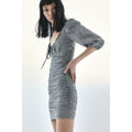 Patrizia Pepe Bicolor Cotton Casual Dress