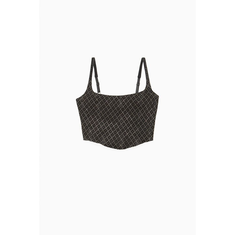 Patrizia Pepe Bicolor Cotton Tank Tops
