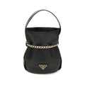 Prada Black Recycled Polyamide Backet Bag