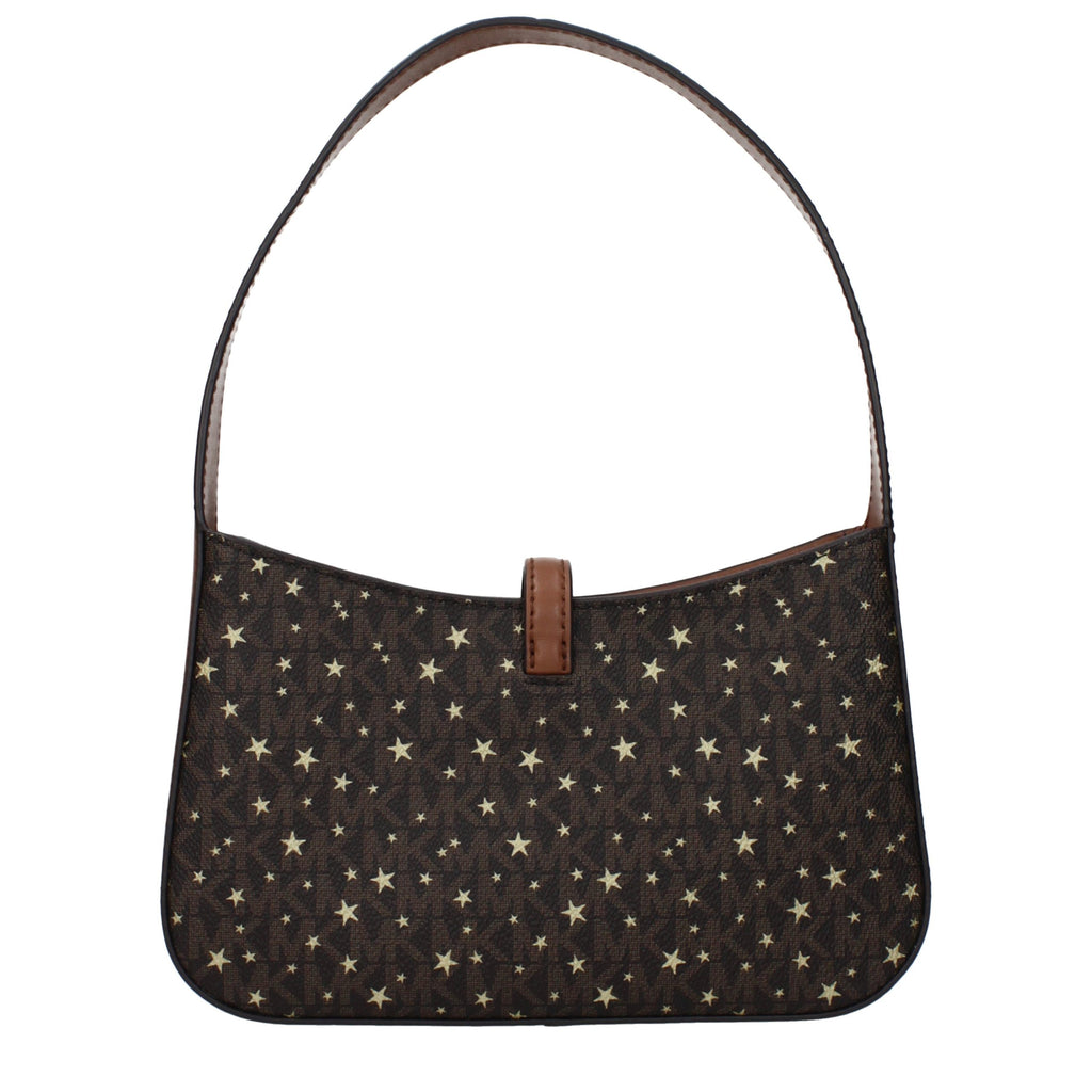 Michael Kors Brown Fabric Handbag
