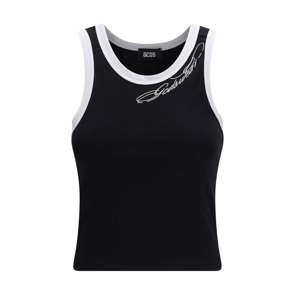 GCDS Black Cotton Top