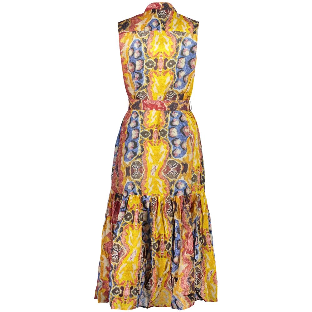 Desigual Giallo Cotton Women Dress