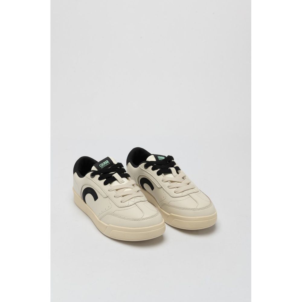 Colmar Black Leather Low Top Sneakers