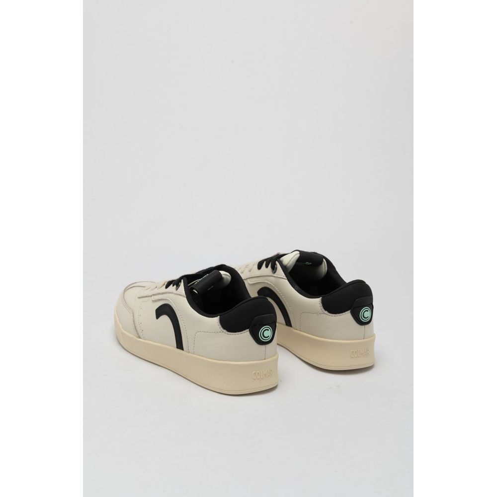 Colmar Black Leather Low Top Sneakers