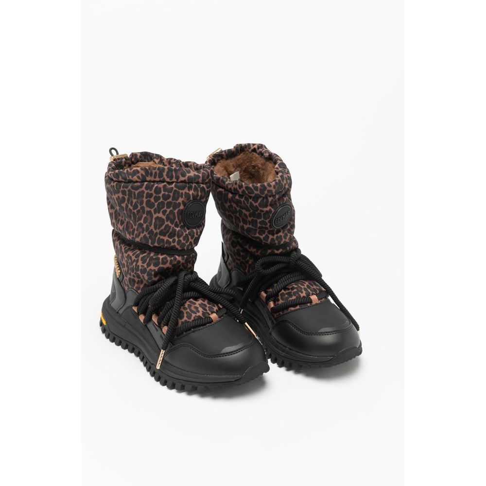 Colmar Black Polyester Ankle Boots