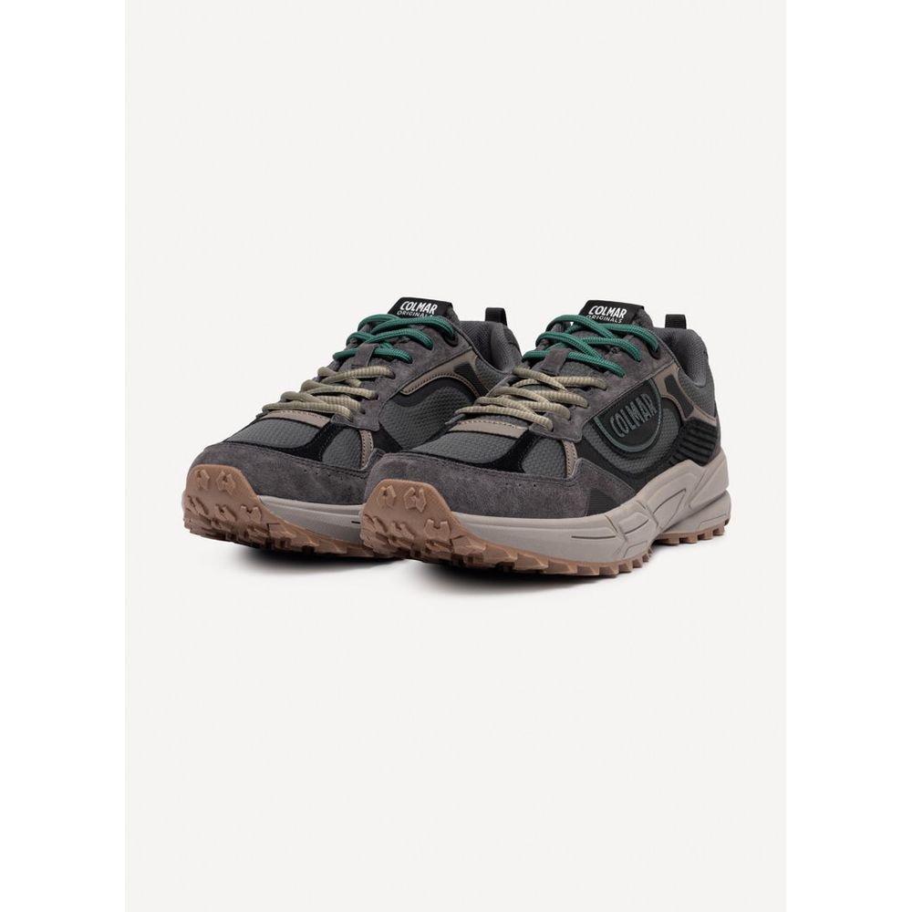 Colmar Black Polyester Athletic Sneakers