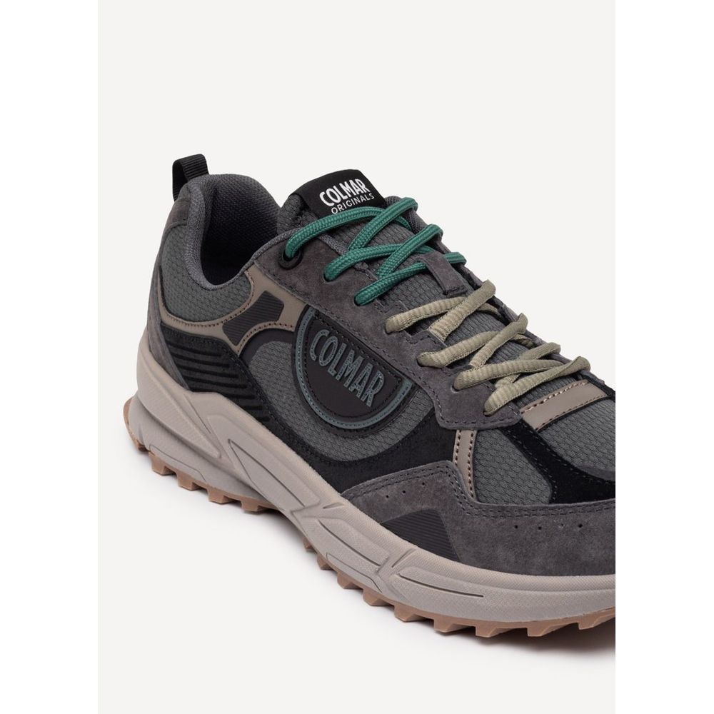 Colmar Black Polyester Athletic Sneakers