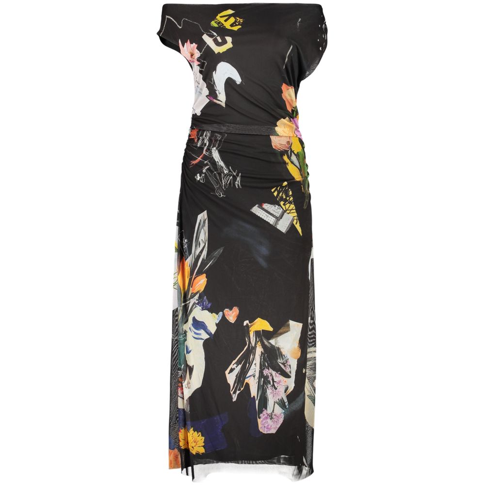Desigual Black Viscosa Women's Dress