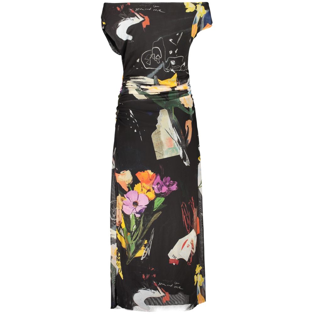 Desigual Black Viscosa Women's Dress