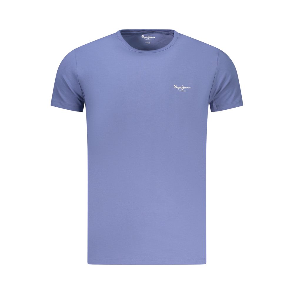 Pepe Jeans Blu Cotton Men T-Shirt